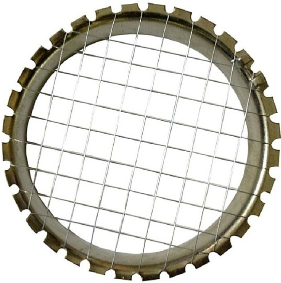 kráječ vařených brambor kolečko pr.9cm nerez