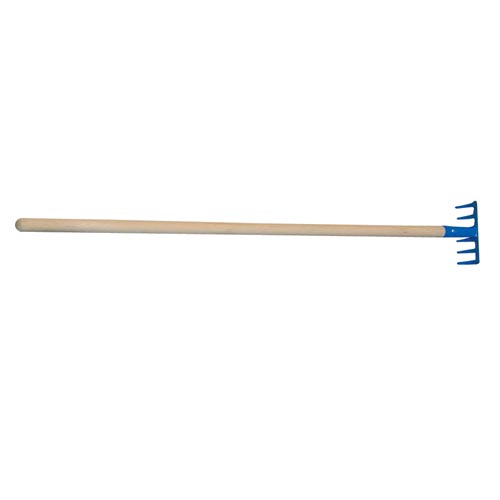 hrábě DĚTSKÉ 10cm ocel S NÁSADOU 78cm