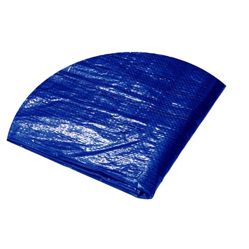 Levior 25005 PE plachta kulatá 5-5.5m modrá/stříbrná