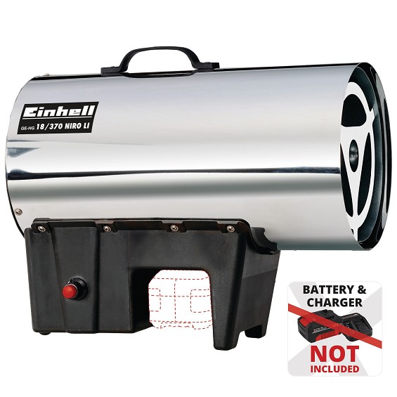 Einhell Heating GE-HG 18/370 Niro Li-Solo D/AT 37 kW
