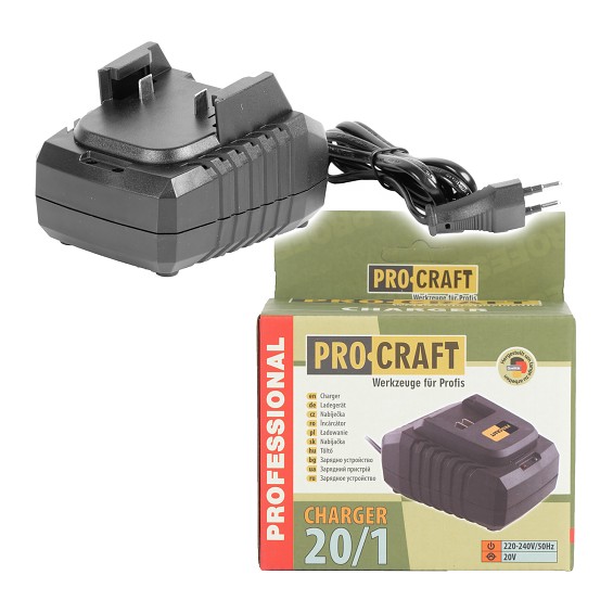 Sonstige Procraft 20/1 rychlo nabíječka Li-Ion 20V