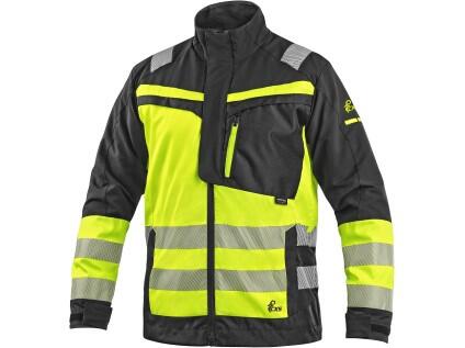 Canis CXS Naos HV bunda pánská Hi-Vis reflexní pruhy černá-žlutá