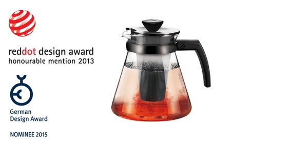Konvice TEO 1.25 l, s vyluhovacími sítky