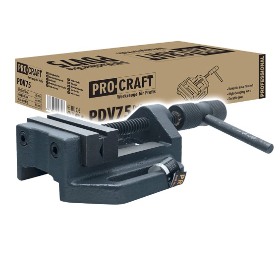 Svěrák pod vrtačku Procraft PDV75  PDV75