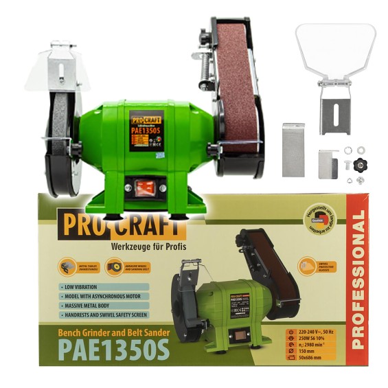 Kombinovaná bruska kotučová, pásová Procraft PAE1350S  PAE1350S