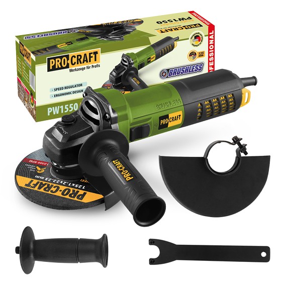 Bruska úhlová Procraft PW1550  PW1550