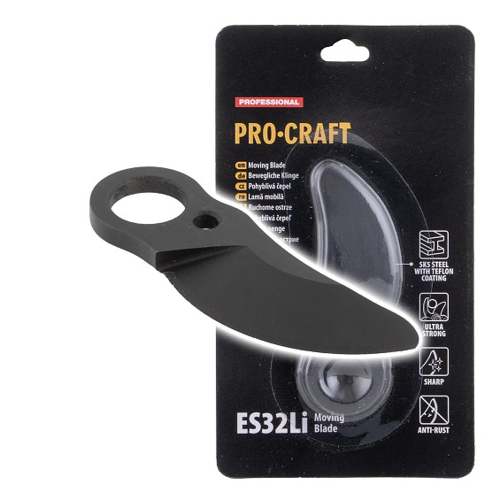 Náhradní horní nůž na Aku nůžky Procraft ES32Li  ES32Li Moving Blade