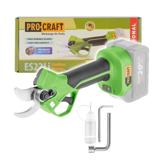 Aku nůžky na větve Procraft ES22Li (bez baterie a nabíječky)  ES22Libb