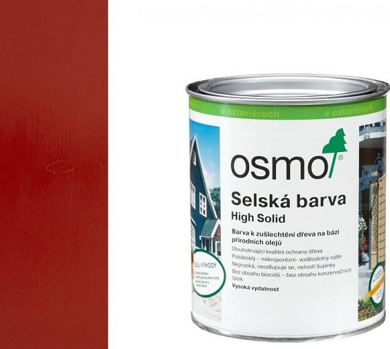Osmo 2311 Selská barva 0,75 L Karmínově červená