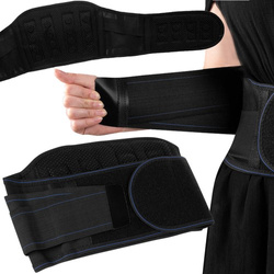 ISO Magnetický bedrový pás 24 magnetov 110 cm čierny