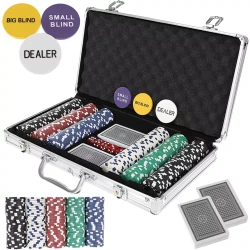 Malatec 23528 Poker set 300 žetonů HQ
