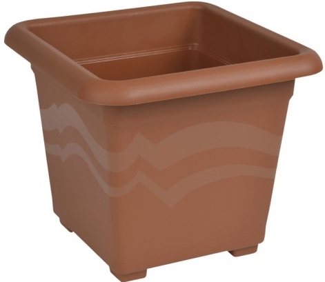 PLASTKON květináč Quattro 30x30 cm - teracota