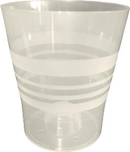 PLASTKON květináč Orchid 15 cm - transparentní