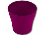 PLASTKON Dekorativní květináč Orchid 11 cm transparentní fialová