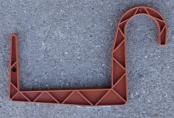 Držák un.na tr-kratší teracota
