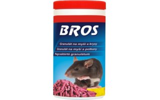BROS Granule na myši a potkany 7 x 20 g