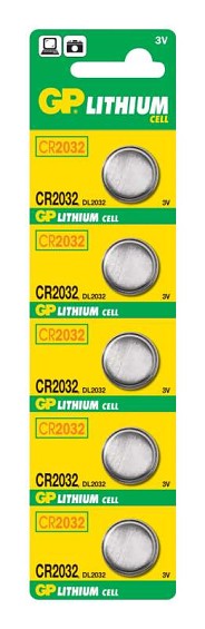 GP BAT. KONF.CR2032 5BL